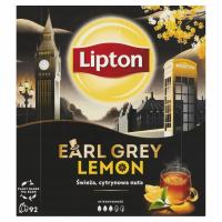 Черный чай Экспресс Lipton EARL GREY LEMON 92 пакетики 184 г