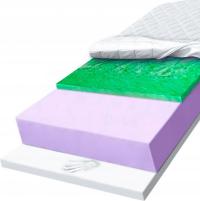 Materac 80x180 pianka termo elastyczna Visco Memory sprężysta Verde 12 cm