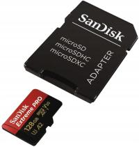 Видео 4K Супер быстрая карта SanDisk 128GB microSDXC