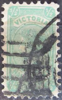 Victoria kolonia brytyjska stary znaczek (6/21