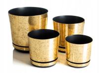 Старинное золото 26 цветочный горшок с подставкой классический ретро лофт деревенская оболочка