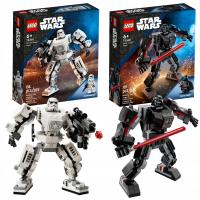 LEGO Star Wars Mech x2 - 75368 Darth Vader + 75370 Szturmowiec ROBOT Klony