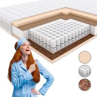 Materac 120x200 Pasodoble HILDING Tencel bardzo twardy sprężynowy