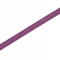 PASEK Z EKOSKÓRY PRZESZYTY 10 mm - FIOLETOWY