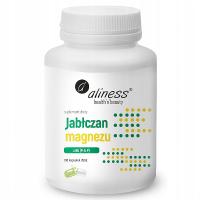 Aliness Jabłczan magnezu 100 mg + B6 P-5-P 100 kapsułek Vege
