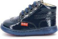 KICKERS BOTKI GRANATOWE SKÓRZANE NA ZAMEK 26 Ż5M