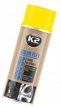 K2 COLOR FLEX Guma w sprayu, żółta, 400 ml DBAutoMotive