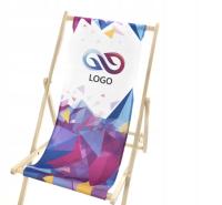 LEŻAKI REKLAMOWE z nadrukiem FULLCOLOR BEZ PODŁOKIETNIKA z logo nadruk 5szt