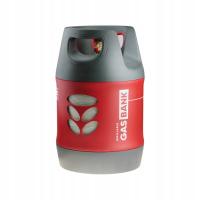 Butla gazowa kompozytowa GasBank DUO 7.5 kg LPG z wejściem i wyjściem 80%