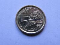 SINGAPUR SINGAPURA 5 CENTS 2014 ROK !!!!!!!!! 1711