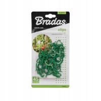 Klipsy do mocowania roślin, pomidorów 45 szt - 3 rozmiary BRADAS TYK19