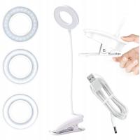 СВЕТОДИОДНАЯ ЛАМПА КОЛЬЦО НАСТОЛЬНАЯ КОСМЕТИЧЕСКАЯ КЛИПСА КЛИП