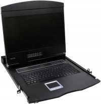 LogiLink Professional Konsola LCD KVM z monitorem