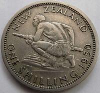 1161 - Nowa Zelandia 1 szyling, 1950