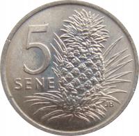 6196. Samoa i Sisifo 5 Sene 1974