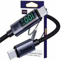 Kabel Boste USB typ C - USB typ C 1,2 m szary