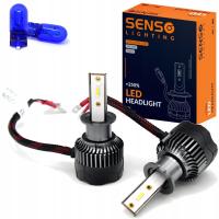 Żarówki SENSO 2x LED H3 +250% CSP 12V 16000LM RETROFiT
