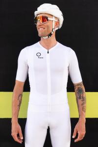 KOSZULKA KOLARSKA RASO M biały