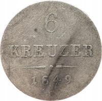 6 Krajcarów 1849 C