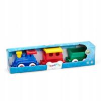 VIKINGTOYS 81075 POCIĄG TRAIN SET Z WAGONAMI