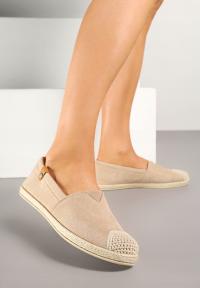 Renee Ciemnobeżowe Espadryle damskie Ekozamsz