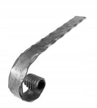 PŁASKOWNIK MŁOTKOWANY PORĘCZ ELEMENTY KUTE 30.011.01 40X8 H100XL350