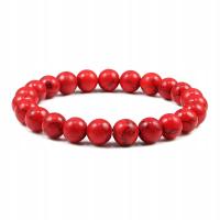 6/8/10mm Natural Stone Red Beads Bracelets Fo