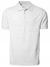KOSZULKA MĘSKA POLO T-SHIRT DLA LEKARZA MEDYCZNA ROBOCZA SZARA L