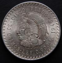 ANK MEKSYK CINCO PESOS 5 PESOS 1948 mennicza