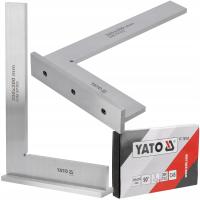 YATO KĄTOWNIK ŚLUSARSKI 90° STALOWY 300x200mm PŁASKI DIN 875/II ZE STOPKĄ