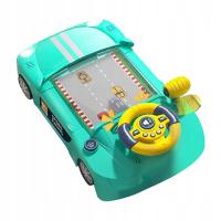 Symulacja Zabawka do jazdy, Zabawka na kierownicę do samochodu Interaktywna zielona