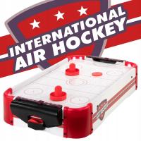 MINI STÓŁ CYMBERGAJ AIR HOCKEY Z LED + WENTYLATOR GRA 55x31 CM + LICZNIKI