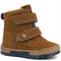 Зимние кожаные ботинки для мальчиков Bartek 21469-014