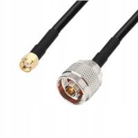 Kabel antenowy N - wt / SMA RP - wt LMR240 1m