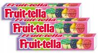 Fruittella жевательная резинка растворимая веганская конфета фруктовый сад 3x41g