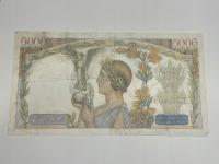 Francja - 5000 franków - 1942 - rzadki