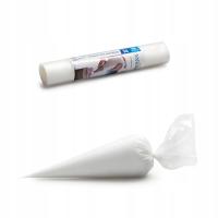 Rękawy woreczki worki cukiernicze na rolce 10 sztuk do dekoracji lukru 30cm