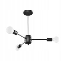 Żyrandol LANGO 3 czarny SOLLUX LIGHTING, czarny