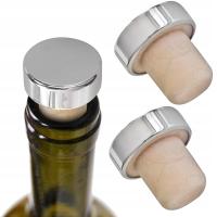 Герметичное закрытие для бутылок вина пробка /хром