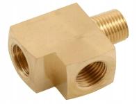 M10x1 TRÓJNIK DO CZUJNIKÓW AUTO GAUGE DEPO CIŚNIENIA OLEJU TUNING MOSIĘŻNY