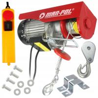 WYCIĄGARKA WCIĄGARKA ELEKTRYCZNA LINOWA YT-300/600 kg 1200W ZBLOCZE M80790