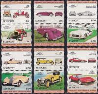 Św. Wincenty 1983. MNH XF. Sc#687-692 Samochody