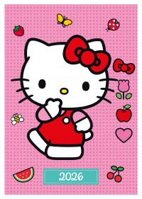 Hello Kitty KALENDARZ KSIĄŻKOWY 2026 kalendarz 2026 A5 planer tygodniowy