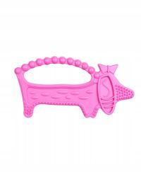 Luu Kids Gryzak dla dzieci Luuie The Dog Pink