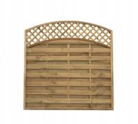 Płot osłonowy klasic 180×180/160 łuk z kratą