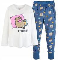 Иностранная пижама синий