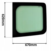 SZYBA PRAWA TYLNA W DRZWI OPEL VIVARO I 1 01-14 -P (0251)