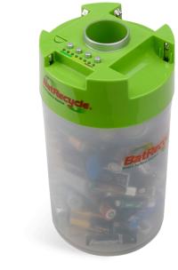 BATRECYCLE контейнер для отработанных батарей с тестером