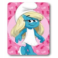 KOC SMERFY POLAROWY 140X100 KOCYK DZIECIĘCY PLED NARZUTA SMERFETKA DISNEY