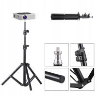 STOJAK STATYW POD PROJEKTOR RZUTNIK REGULOWANY TRIPOD WYSOKI 160CM STABILNY